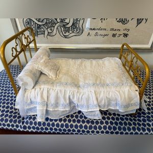 American Girl Rebecca’s bed & Bedding